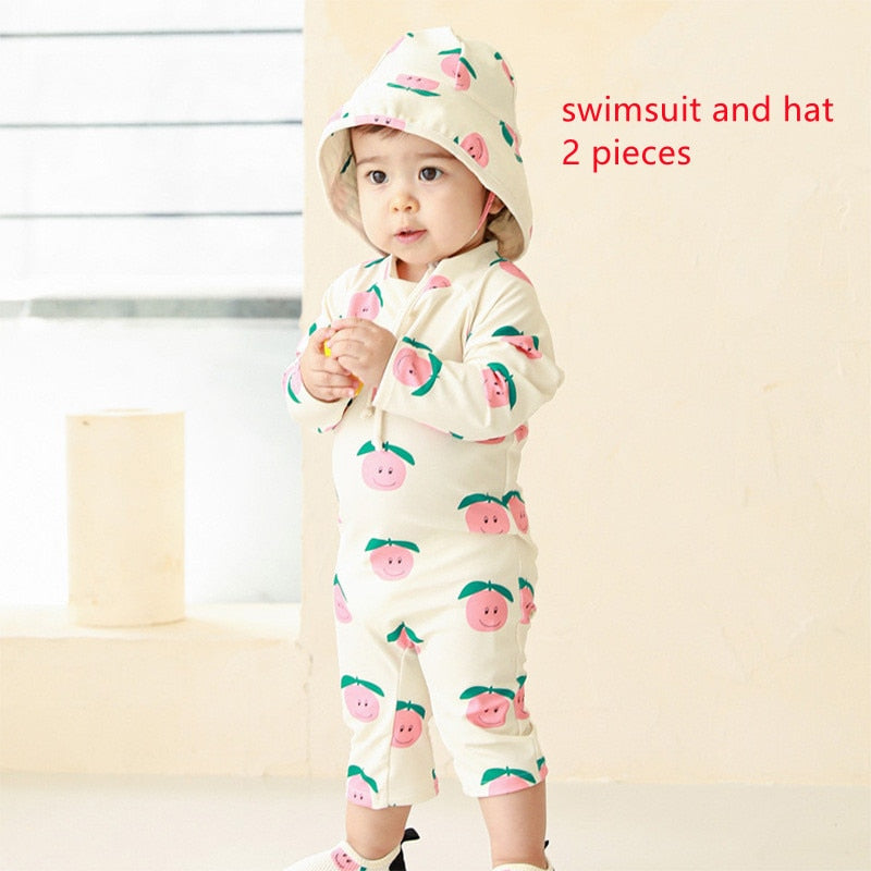 Children's One Piece Swimsuit Sunscreen