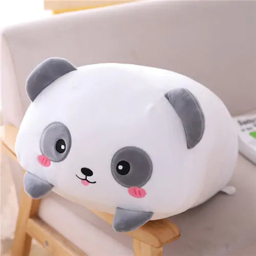 Cozy Animal Plush Nursery Pillow