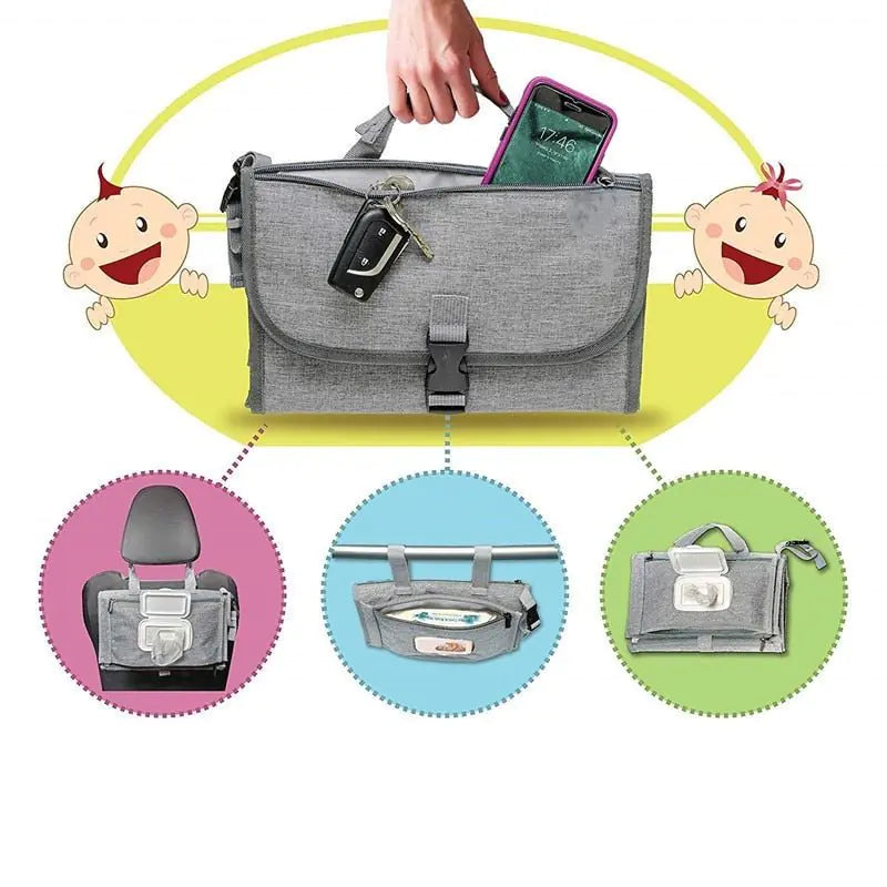 Portable Baby Changing Pad Bag